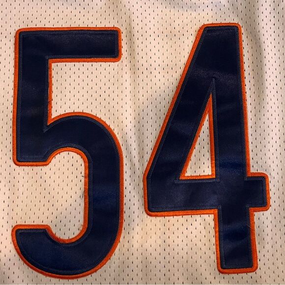 Urlacher Chicago Bears Super Bowl XLI Reebok Authentic NFL Equipment Jersey- 2XL - Picture 8 of 14